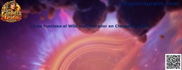 Imagen ilustrativa sobre el funcionamiento del símbolo Wild multiplicador de Cleopatra en Cleopatra's Gold