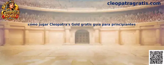 Imagen ilustrativa de Cleopatra's Gold para aprender a identificar los rodillos, símbolos y funciones del juego