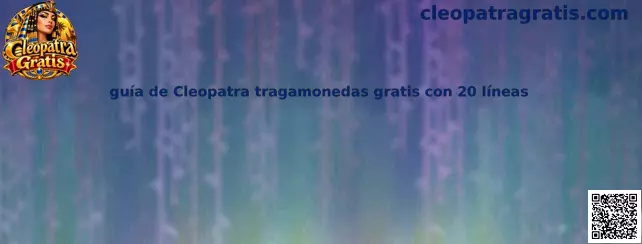 Imagen ilustrativa de la guía de Cleopatra tragamonedas gratis con 20 líneas de pago