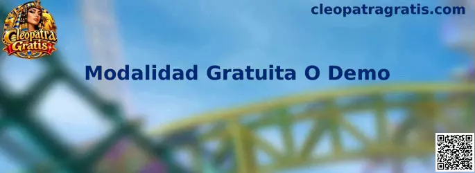 Modalidad Gratuita O Demo Cleopatra Gratis