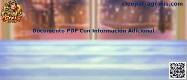 Guía de Documento PDF Con Información Adicional de Cleopatra Gratis
