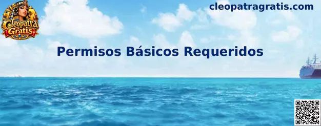 Guía visual sobre Permisos Básicos Requeridos para una aplicación de juegos