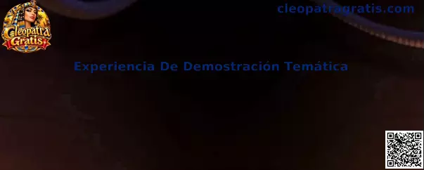 Entorno visual de Cleopatra con temática faraónica para una experiencia de demostración